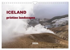 ICELAND pristine landscapes (Wall Calendar 2026 DIN A4 Landscape), CALVENDO 12 M