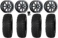 ITP Inertia Bdlk 15" Wheels Bk +40mm 32" Roctane ST Tires Renegade Outlander