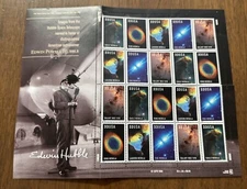 US Stamps, Hubble Space Telescope Stamp Full Sheet, G/VG Condition 