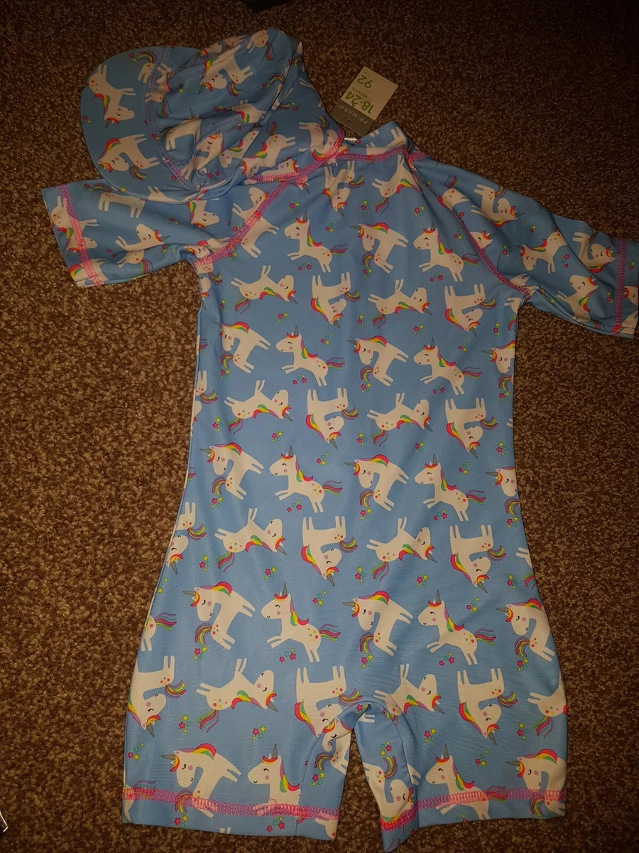Baby all in one swimsuit with hat cheap