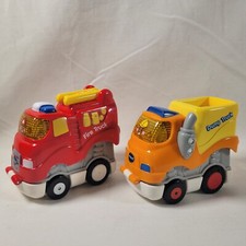 VTech Go Go Smart Wheels Press And Go Vehicles Fire Truck Dump Truck
