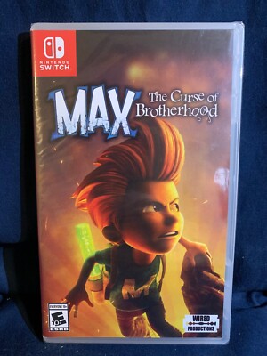 Max: the Curse of the Brotherhood (Nintendo Switch) Brand New