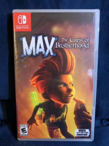 Max: the Curse of the Brotherhood (Nintendo Switch) Brand New