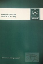 2.3-16 Mercedes 190e 1986 1987 Shop Manual Engine Service Repair Book Cosworth