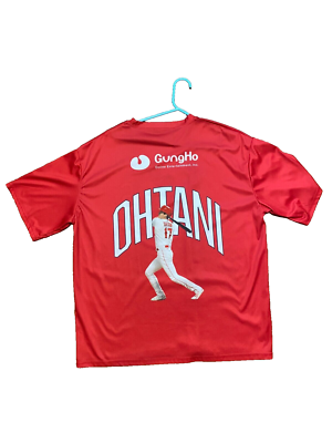 Shohei Ohtani 大谷翔平 #17 レッド Red Size L プロモ Promo