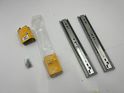 Richelieu 12-in Full Extension Soft Close Drawer Slide Pair 75lb TU9907SC2G12