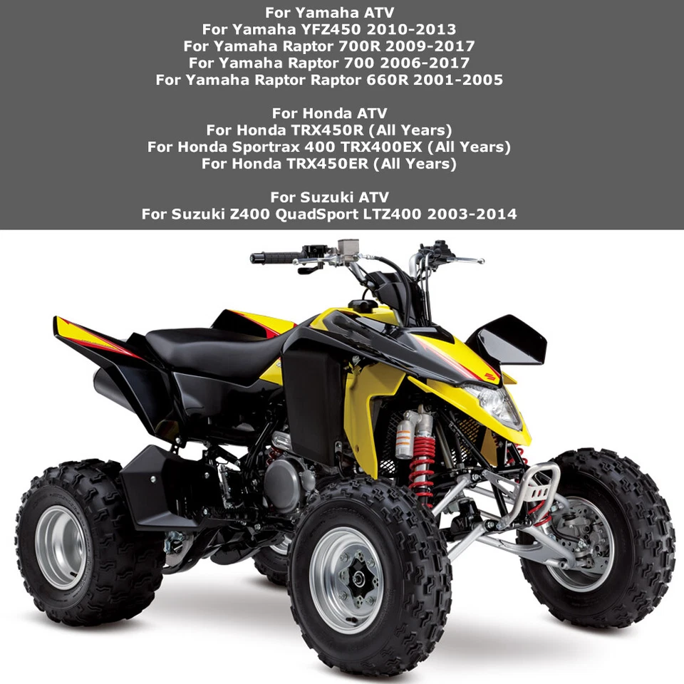 PAR DE AMORTIGUADORES DELANTEROS MEJORADOS PARA YAMAHA RAPTOR YFM 660R 700 700R YFZ450 Foto 3 de 4