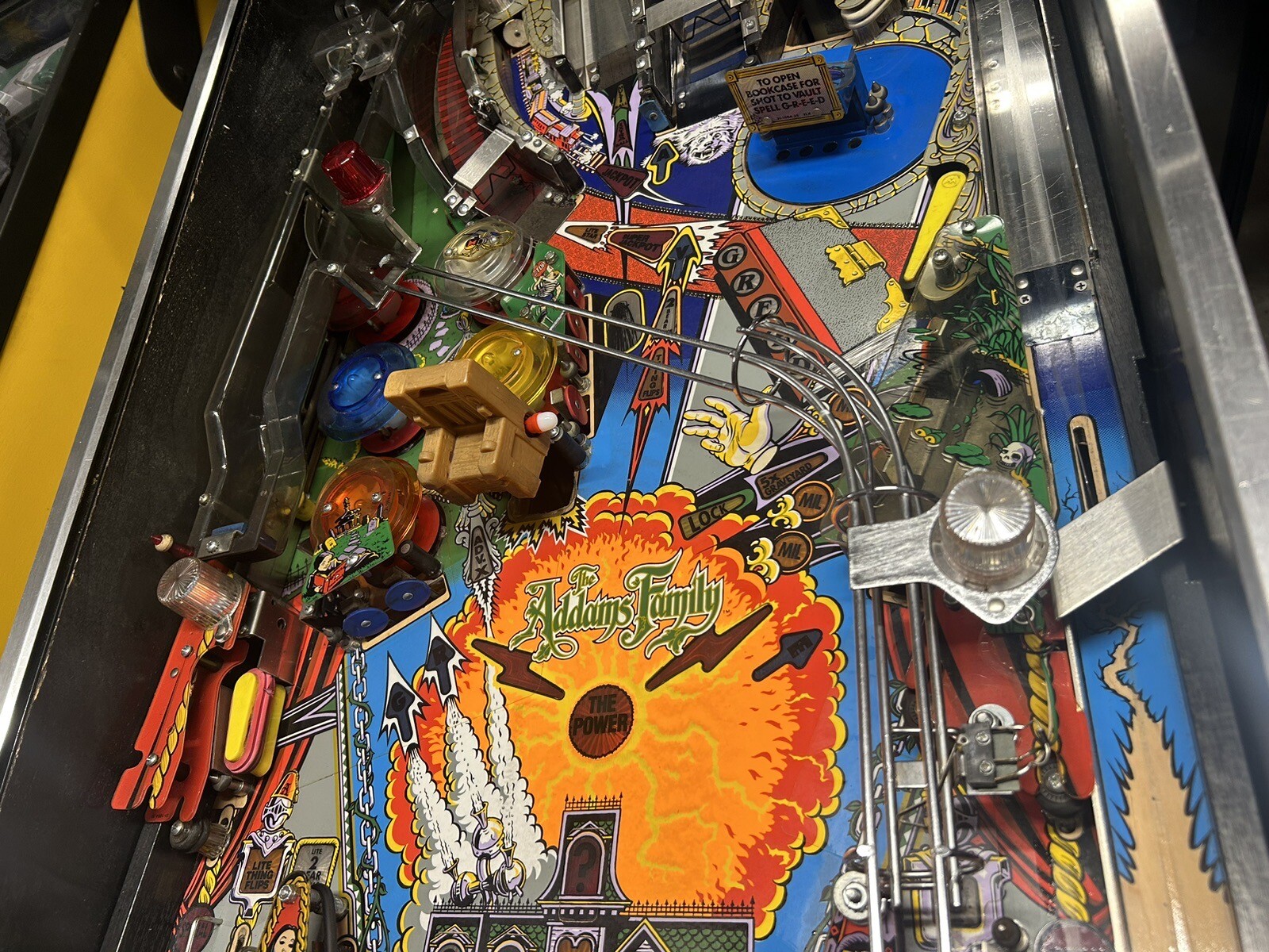 BALLY ADDAMS FAMILY PINBALL MACHINE NICE LEDs eBay