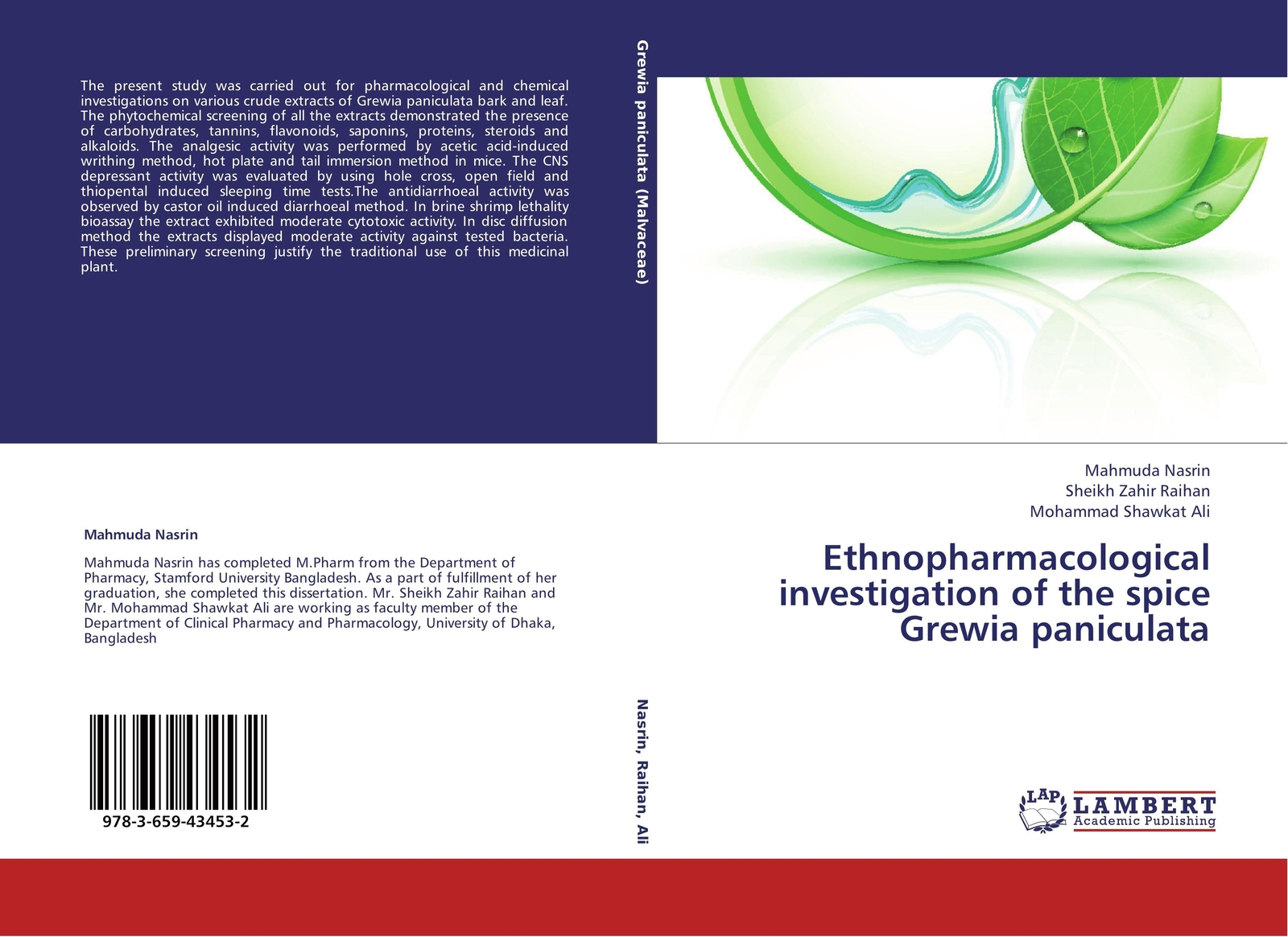 Thumbnail - Ethnopharmacological Investigation Of The Spice Grewia Paniculata |