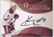 2008 08-09 Ultimate Collection Ultimate Signatures #USKT Kyle Turris autograph