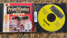 CD PrintMaster Gold Classic 1997 PrintMaSTER PUBLISHING SUITE 7.0