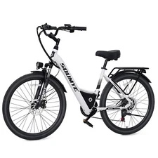 Electric Mountain Bike for Adults 26" Step-Thru/Over 540w 360Wh Commuting Ebike