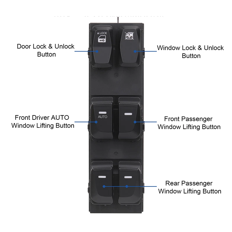 Master Window Switch Controller for 2010 2011 2012 2013 2014 2015 Hyundai Tucson - Image 2 of 4