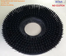 Malish Brush ,16",floor buffer , CLEAN GFIT  8165 Equivalent Grit 200  No Clutch