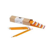 Amazon Basics Woodcased #2 Pencils, Pre-sharpened, HB Lead, 30 count, Orange