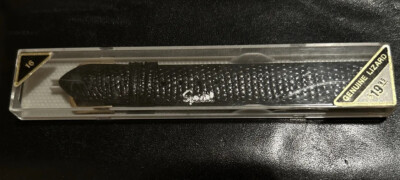 Speidel Black Genuine Lizard Watch Band Sealed L70753331