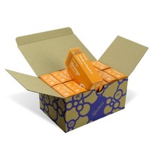Friendly Soap Orange Bar Soap 12 Pack ? Natural Vegan, No SLS or Palm Oil 