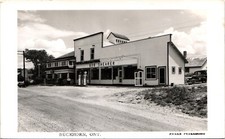 GAS STATION GENERAL STORE buckhorn ontario real photo postcard rppc bob shearer