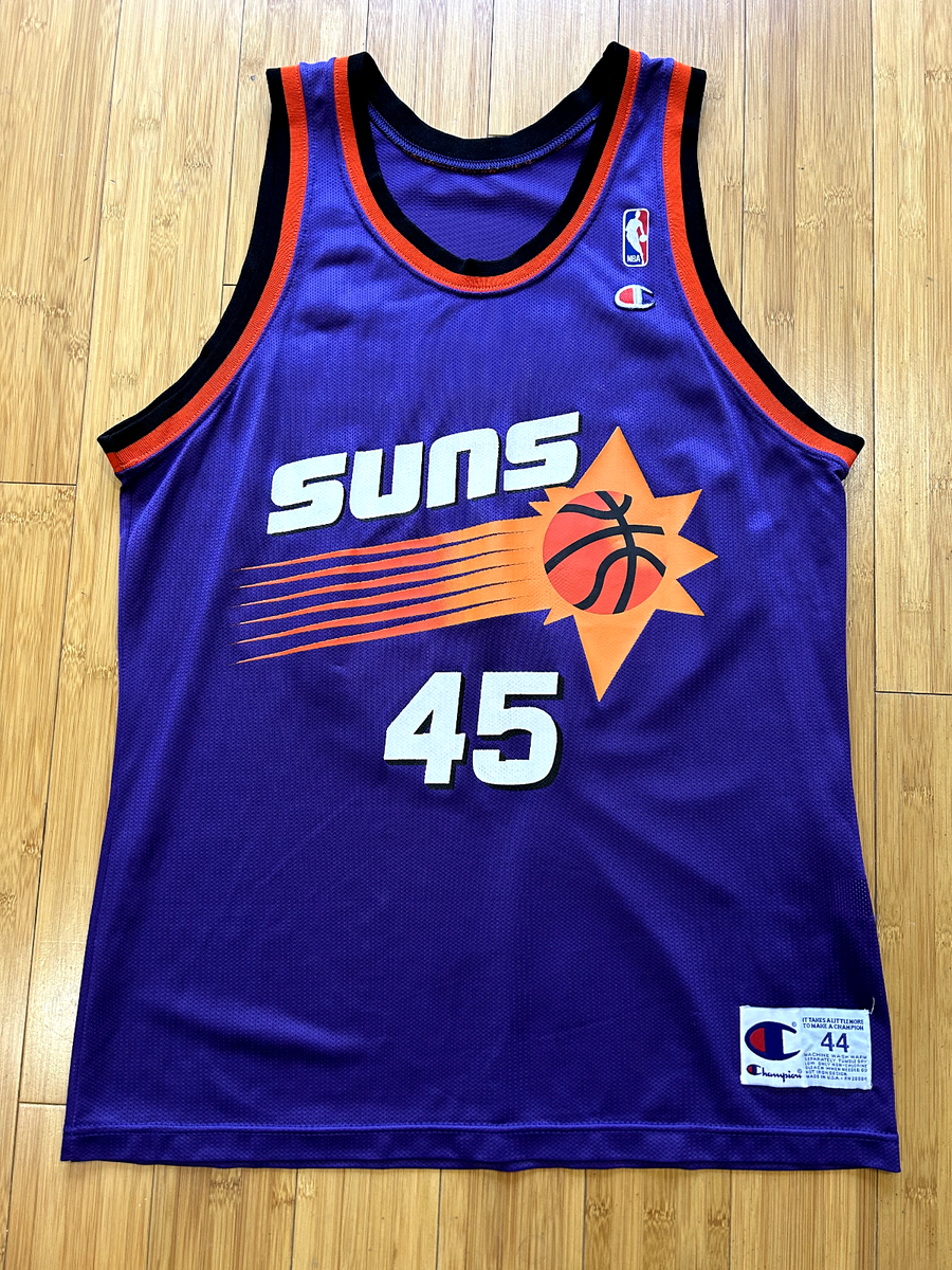 Vintage Rare AC Green #45 Phoenix Suns 90s NBA Champion Jersey