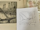 Rare Leon Louis Dolice New York Harbor Fine Art Etching — photo 6