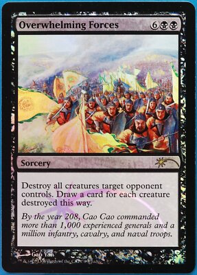 mtg force opponent to draw cards Overwhelming Forces (Judge Promo) FOIL NM MTG MAGIC CARD (476476) ABUGames