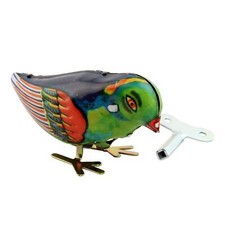 Blechspielzeug pickender VOGEL zum aufziehen ...
