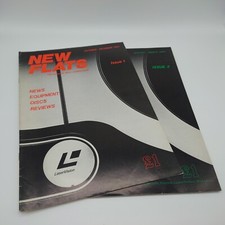 LASER DISC REVIEW ISSUE No 1  No 2- NEW FLATS - MOVIES VIDEO DISC REVIEWS VGC