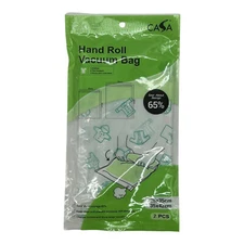 Hand Roll Vacuum Bag Travel Easy Convenient Flexible Space (FREE SHIPPING)