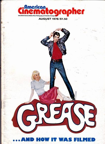 AMERICAN CINEMATOGRAPHER August 1978 - Filming GREASE and STOCKCAR!