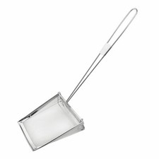 Vogue Fat Skimmer 8In Stainless Steel Mesh Fryer Spatula Sieve Kitchen Utensil