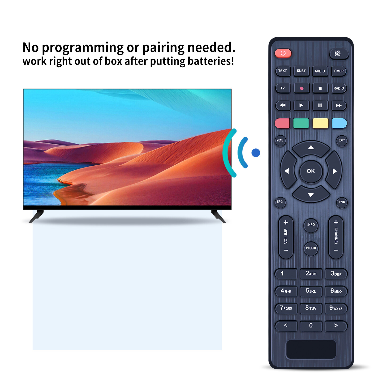 Remote Control For Amiko DVBT2 VIPERCOMBO VIPER SLIM DVBS2, VIPERT2C ...