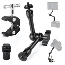 Adjustable Magic Arm With Super Clamp9 Inch With 1/4" And 3/8" Threadarticulatin