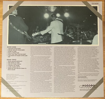 Booneville Mississippi Flash Hayden Thompson Vinyl LP Record 1985