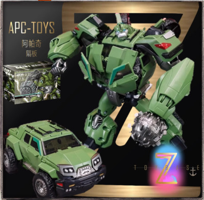 New.Apache APC Blind Green Clapboard Giant Warhammer TFP Leader proof model toy