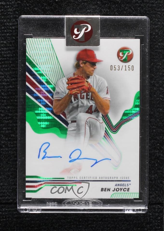2024 Topps Pristine Green Pulsar Refractor 53/150 Ben Joyce #PA-BJ Auto 1s4s