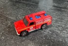 1974 Hot Wheels Redline Emergency Unit Truck -Blue Oxygen Tanks -NICE Shape -HK