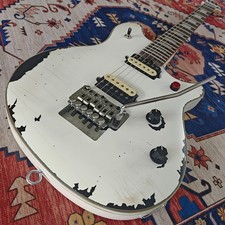 Relic white FloydRose Bridge Guitar standard Silver hardware Second-hand US ship