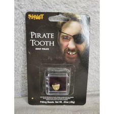 Spirit Halloween Pirate Tooth Dent Pirate Costume Accessory Gold Tooth