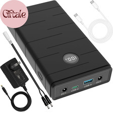 12V 7000Mah Lithium Ion Battery Pack, PD 45W USB-C Portable Power Bank, 76.65Wh