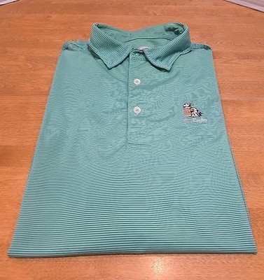 Donald Ross Men's L Polo Shirt Twin Eagles Naples FL Golf Preppy Seller Owned 
