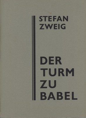 Stefan Zweig DER TURM ZU BABEL Frans Masereel signiert bibliophile Ausgabe 1964