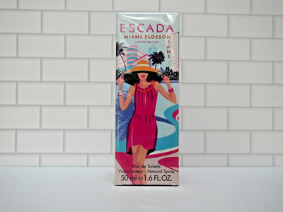 Escada MIAMI BLOSSOM Limited Edition Eau De Toilette Spray Perfume, 1.6 Fl Oz