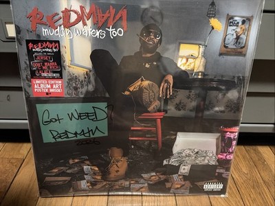 REDMAN Muddy Waters Too vinyl SIGNED Cover LP Autographed WuTang