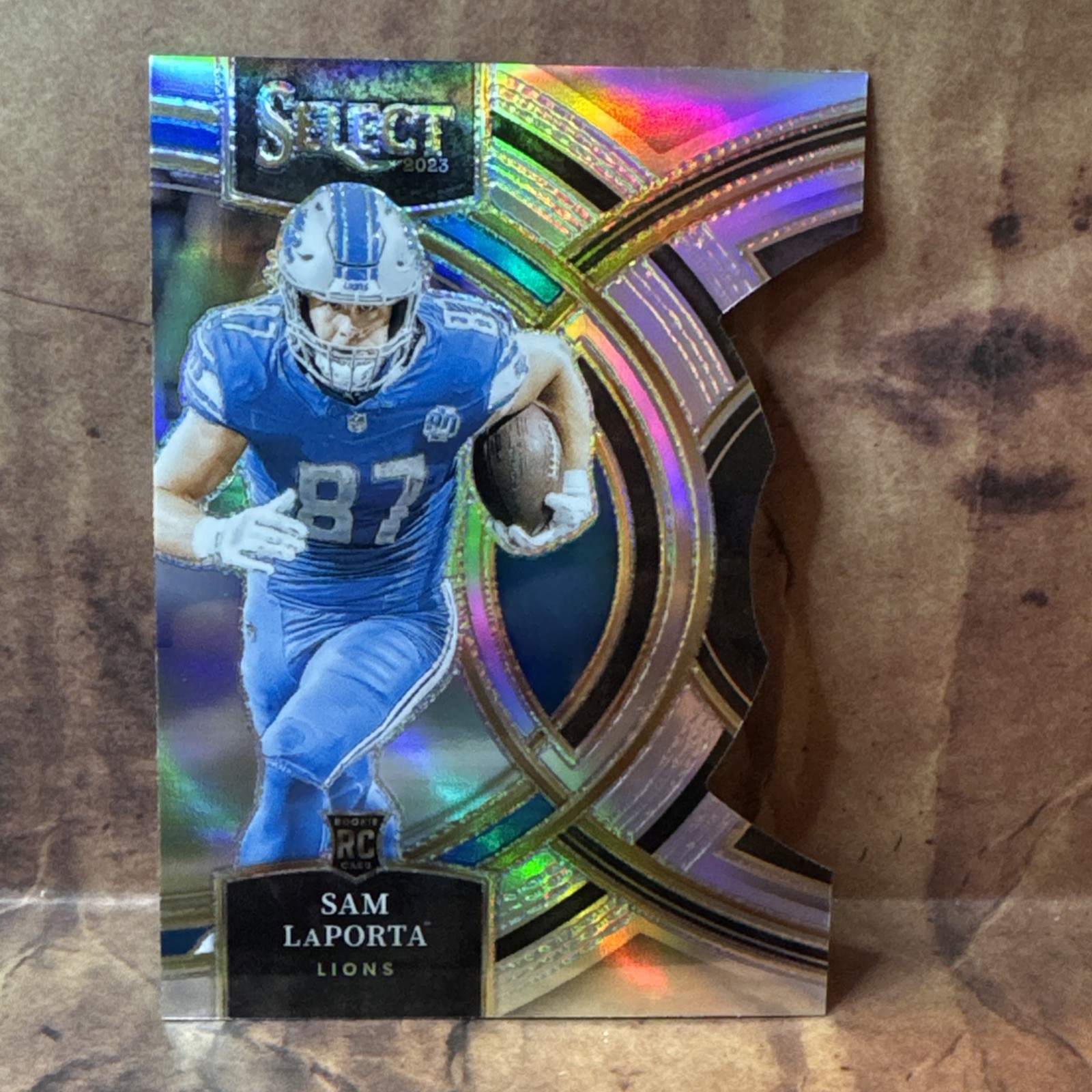 2023 Panini Select SAM LaPORTA Silver Premier Level Die Cut RC Rookie Lions 🦁