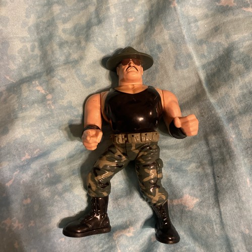 WWF Hasbro Sgt Slaughter Action Figure Series 3 Vi...