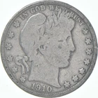 1910-S Barber Half Dollar Average Circ 90% Silver *0337