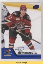 2020-21 Upper Deck AHL Blue Tyler Steenbergen #72 READ 8tn