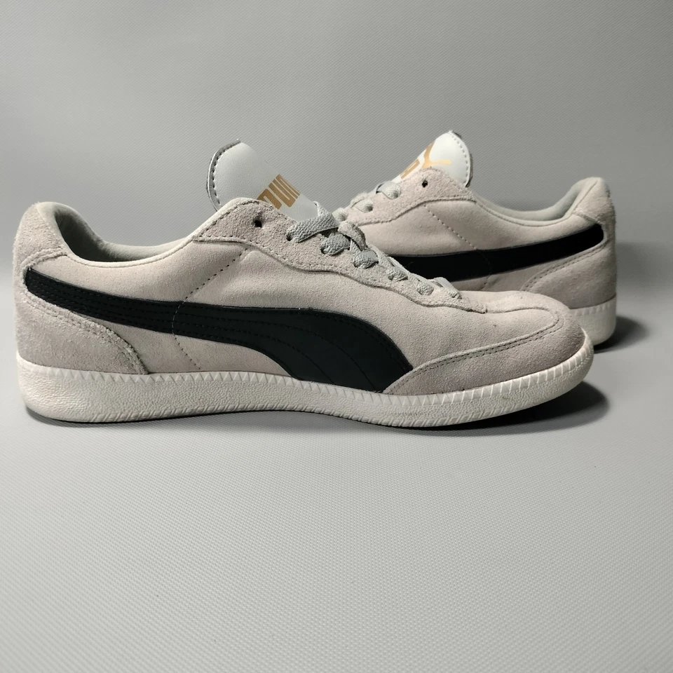Puma Liga Suede Gray Black Sneakers Shoes Mens Size 8.5 357842 07 - Image 2 of 4