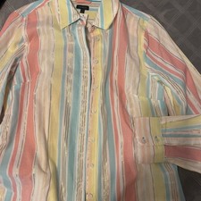 Women's Long Sleeve Striped Shirt