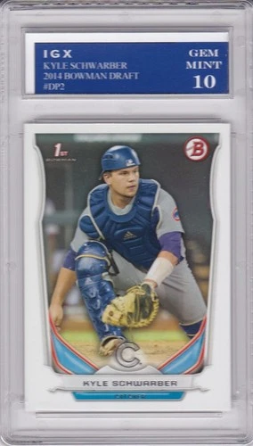 KYLE SCHWARBER ROOKIE CARD 2014 Bowman Draft 1st RC Cubs Phillies GEM MINT 10!